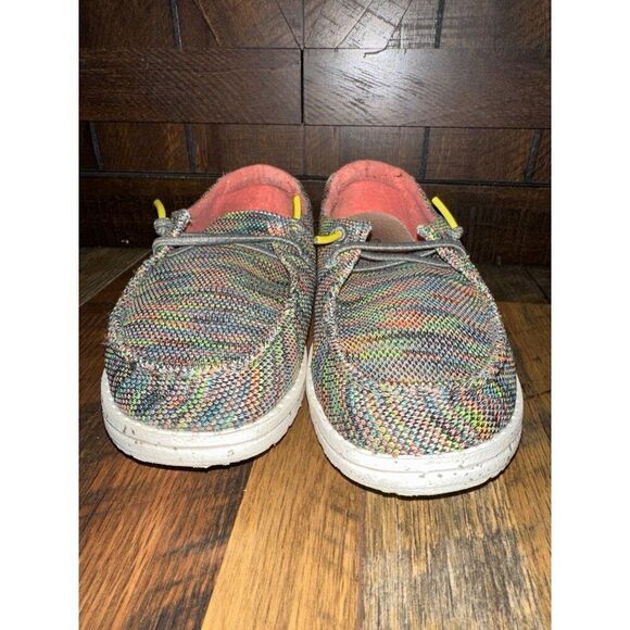 Hey Dude Wendy Sox Sneaker  Size Y3 L4 - Picture 9 of 13